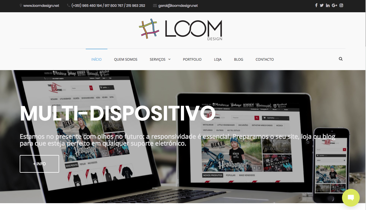 Novo Site Loom Design